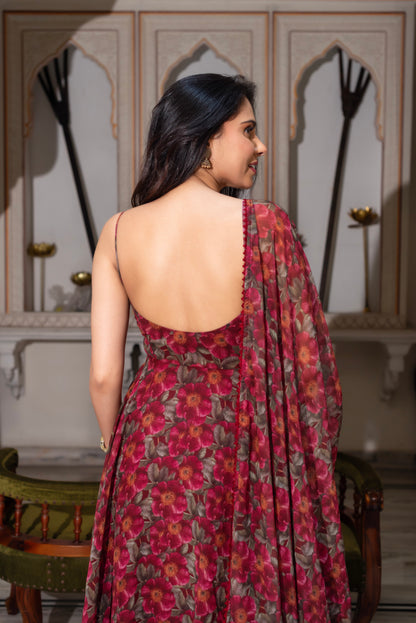 Poppy Red Suit Set