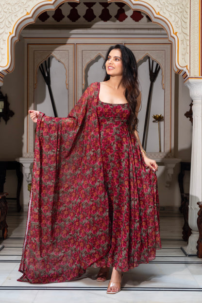 Poppy Red Suit Set