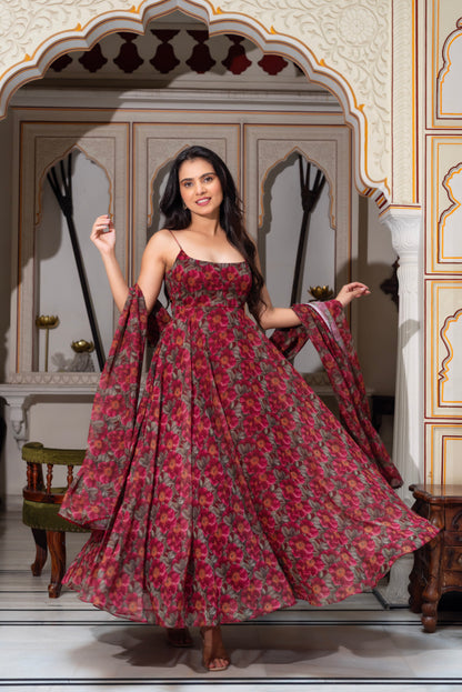 Poppy Red Suit Set