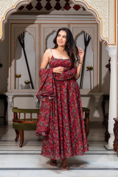 Poppy Red Suit Set