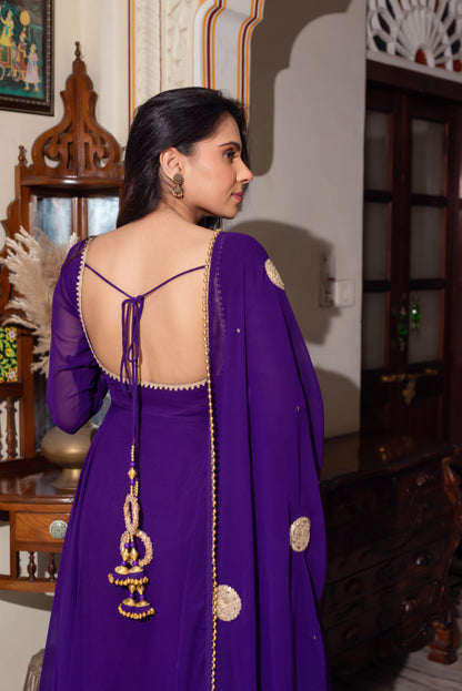 Royal Purple Suit Set