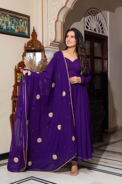 Royal Purple Suit Set