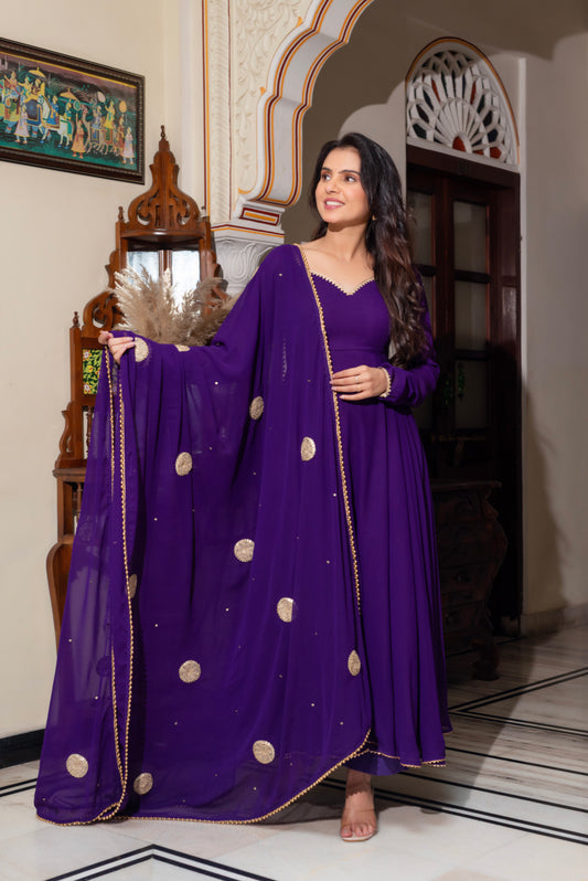 Royal Purple Suit Set